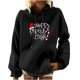 thumbnail image 1 of Sudadera Con Capucha de Navidad Para Mujer Estampado de Manga Larga Bolsillo Casual Jersey Camisa Blusa Odeerbi ODB198095, 1 of 5