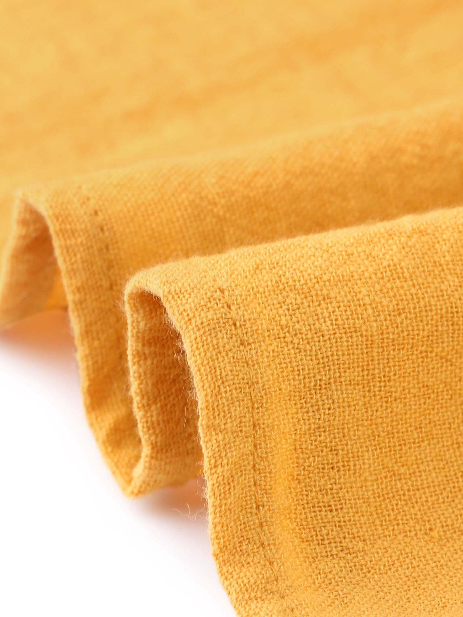 DARING DIVA Women's Ruffle Crew Neck Layer Cap Sleeve Blouses XS Yellow