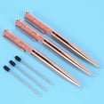 thumbnail image 1 of Gold Pen Bling Crystal Ball Point Pen Black Ink Pen with 12 Extra Refills ( Gold 12 Pack), 1 of 7
