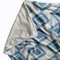 thumbnail image 2 of Simply Daisy Diamond Jive Fleece Throw Blanket, Blue, Oversized Throw, 2 of 4