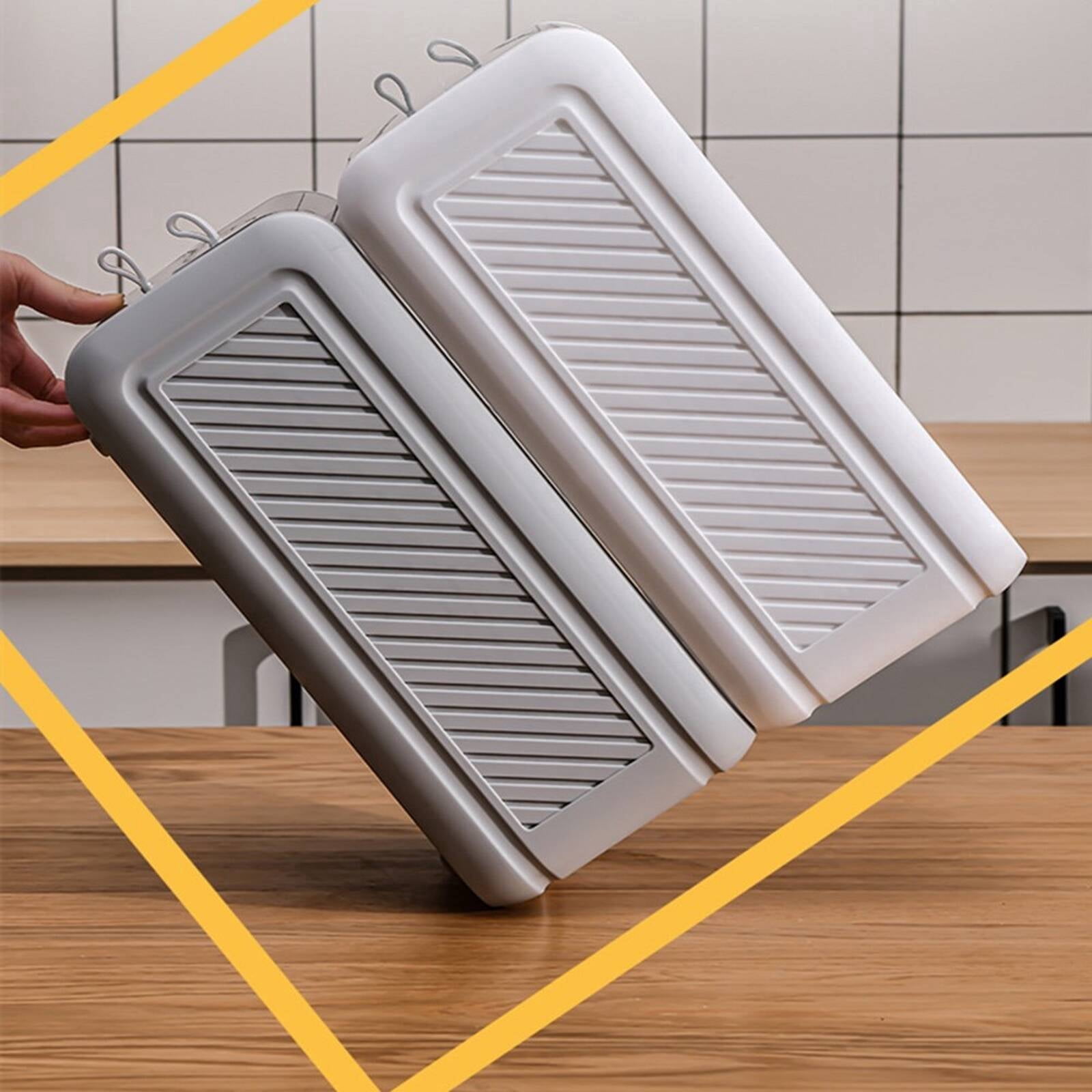 ACDANC 2026 New Refrigerator Organizers and Storage Easy to Carry Egg Holder for Fridge Egg Storage Box Egg Cartons for Fridge Kitchen Pantry White Small