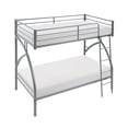 thumbnail image 2 of Lexicon Bailey Metal Frame Twin over Twin Metal Bunk Bed in Gray, 2 of 8