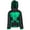 Black/green, variant on Minecraft Big Boys Zip Up Winter Coat Puffer Jacket Toddler to Big Kid