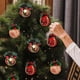 thumbnail image 2 of 9 Adornos Navideños A Cuadros De 3 Pulgadas De Tela A Cuadros Con Bayas Para Colgar En El Árbol De Navidad. Decoración Para Fiestas Navideñas En Casa., 2 of 6