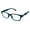Rubber Black, variant on Newbee Fashion - "Kay" Unisex Clear Lens Plastic Fashion Glasses