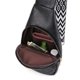 thumbnail image 2 of Bolso de pecho para mujer, bolso cruzado de moda informal, bolsillo deportivo en la cintura del pecho (negro), 2 of 9