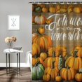 Facannap Pumpkins Waterproof Shower Curtain Various Sizes 100