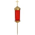 thumbnail image 3 of VIIACA Grave Lights for Cemetrey Grave Markers for Cemetery for Humans, Memorial Candle Lantern Outside Lights for Yard with Long Stake, Memorial Bereavement Gifts (D2 Non), 3 of 7