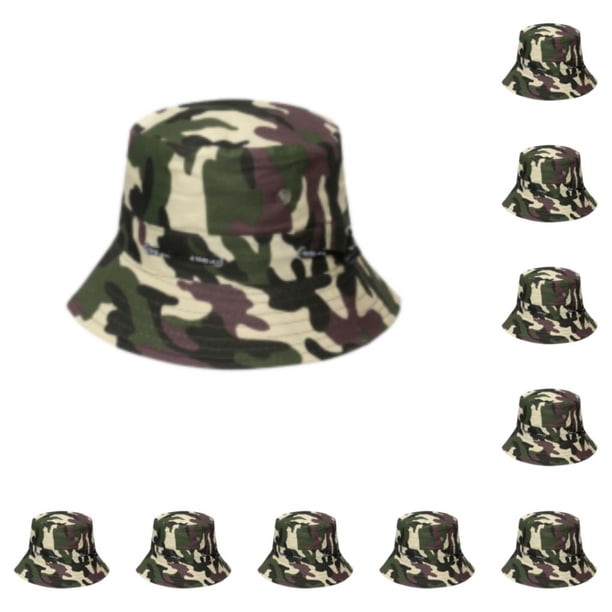 Sombrero Minnieouse gorra de pescador de verano con protección solar Poliéster patrón disruptivo 58cm
