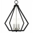 thumbnail image 1 of Livex Lighting 40923-04 3 Light Black Chandelier, 1 of 4