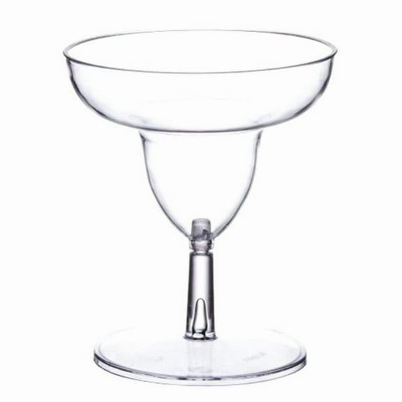 Fineline Settings 6402-CL Clear 2 Oz. Tiny Tinis Margarita Glass (2 Piece)
