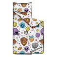 thumbnail image 2 of Baseballs and Helmets White Pattern Teens Toddler Nap Mat with Pillow, Sleeping Mat Bag for Preschool Daycare 50"x20", 2 of 6