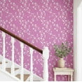 thumbnail image 2 of S4Sassy Peel & Stick Vinyl Wallpaper, Floral Vine Wallpaper Contact Paper Waterproof - Pink, 25"x120" ,Textured Finish, Removable Wall Covering for Home Decor in Bedrooms, Renter Spaces, Cabinets, 2 of 9