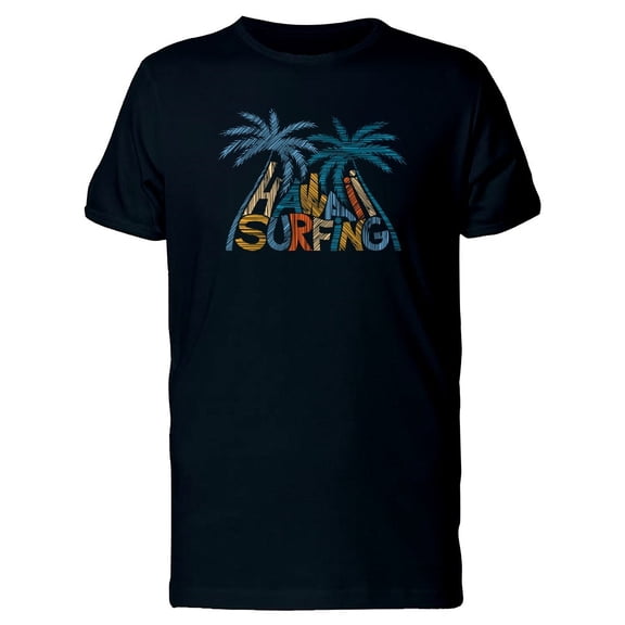 Hawaii Tropical Surfing Beach Tee Men's -Image by Shutterstock