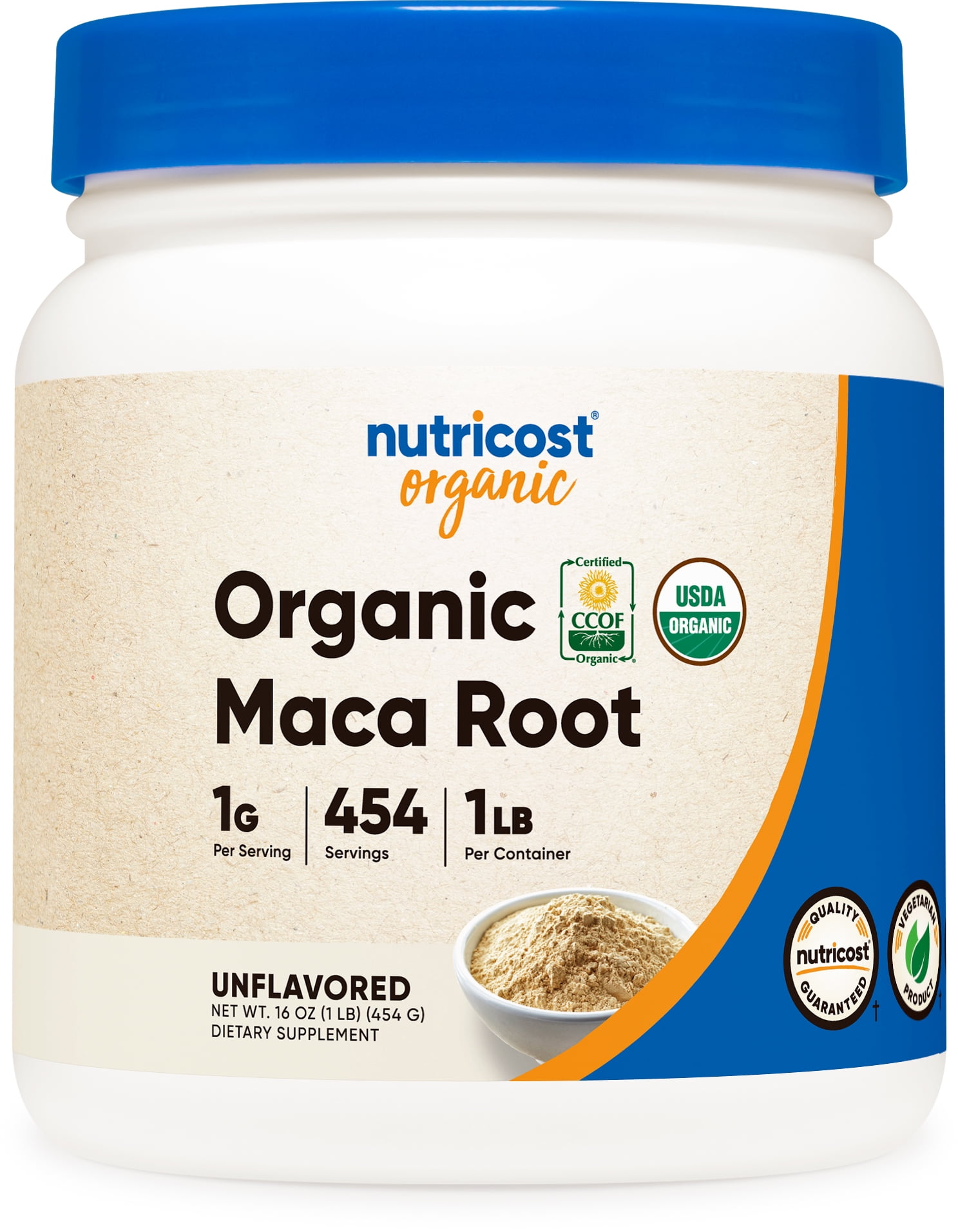 Nutricost Organic Maca Root Powder (454 Grams) - USDA Organic Supplement