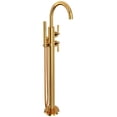 thumbnail image 1 of Perrin And Rowe U.3990Ls-To Holborn Floor Mounted Clawfoot Tub Filler - Brass, 1 of 5