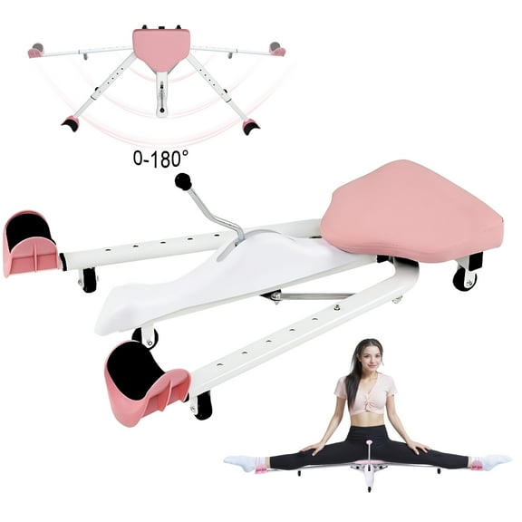 350lbs Leg Stretcher Machine, Heavy Duty Split Machine, Improve Leg Flexibility 180°Adjustable Angle, Leg Press Machine Suitable for Yoga, Ballet, Pilates, Fitness