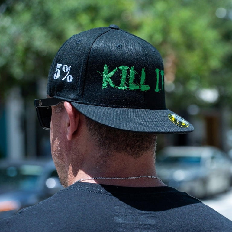 5% Nutrition Rich Piana Love It Kill It Black Trucker Hat 