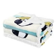 thumbnail image 4 of Catalonia Sherpa Throws Comfy Micro Mink Fleece Comfort Blanket 50x60 inch, Super Soft Plush Sofa Couch Reversible Bed TV, Caring Gift, 4 of 7
