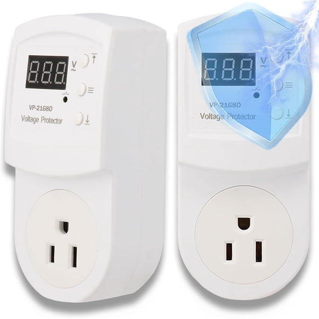 Regulr de Voltaje para Refrigerr de 1800W, Regulr de Voltaje para TV para Lavra, NO Break para Refrigerr, Supresor de Picos de Voltajes para Refrigerrs.(2 Pieza)
