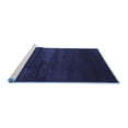 thumbnail image 2 of Ahgly Company Machine Washable Indoor Round Abstract Blue Contemporary Area Rugs, 6' Round, 2 of 4