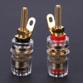 thumbnail image 3 of 2 uds. Terminales de postes de unión de amplificador de altavoz de latón de 4mm para enchufes tipo banana Likrtyny Piezas de repuesto para herramientas, 3 of 3
