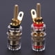thumbnail image 3 of Postes de unión de altavoz de latón de 4 mm para terminales de amplificador de enchufes de plátano 2 piezas, 3 of 7