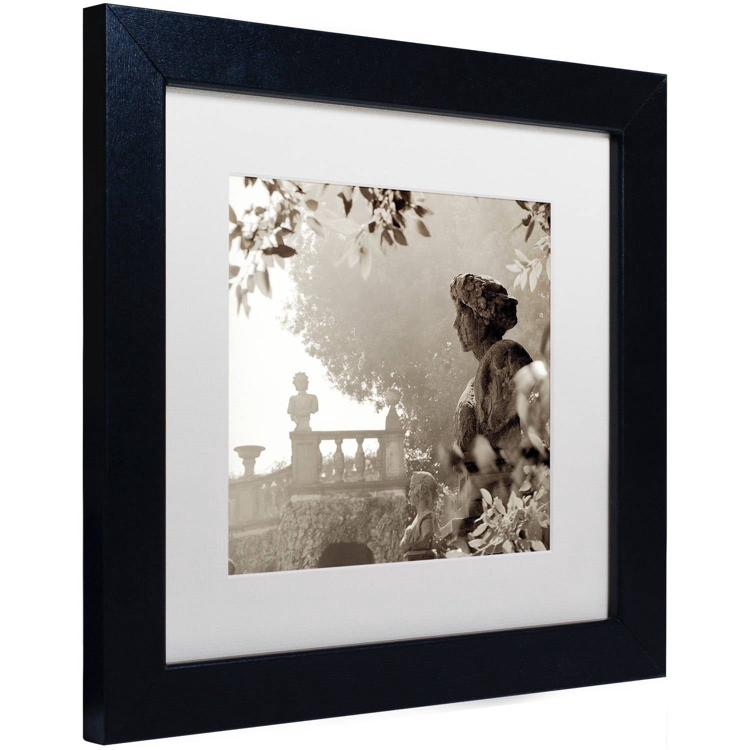 Trademark Fine Art "Tuscany VIII" Canvas Art by Alan Blaustein, White Matte, Black Frame