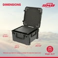 thumbnail image 2 of SKB iSeries 6U Fly Rack, Waterproof Polypropylene Hard Case for Storage, 20 Inch, 2 of 10