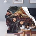 thumbnail image 7 of Game Of Thrones Fleece Blanket Super Soft Cozy Throw Blanket Fuzzy Comfy Flannel Blanket Warm Plush Blankets And Throws For Couch, Sofa, Bed 40"X30", 7 of 7
