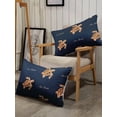 thumbnail image 2 of 3D Bedding Set, Sea Turtle Duvet Cover and Pillowcase, Pink, 2 of 4