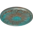 thumbnail image 3 of 29 7/8"OD x 1 3/8"P Fairfax Ceiling Medallion, Hand-Painted Copper Green Patina, 3 of 6