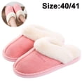 thumbnail image 1 of Womens Slipper Memory Foam Fluffy Soft Warm Slip On House Slippers, 1 of 5