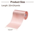 thumbnail image 2 of Uxcell 4 Inches x 24 Yards Rose Gold Satin Ribbon for Gift Decoration, Polyester, 2 of 5
