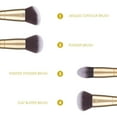 thumbnail image 6 of DUcare Makeup Brushes Duo End Foundation Powder Buffer and Contour Double Sided Cosmetic Tools 2Pcs, 6 of 14
