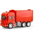 thumbnail image 2 of Red Inertia Vending Car Toy Simulation Vehicle With Openable Doors And Lift Up Sides Drop Resistant For Boys Children Pretend Play, 2 of 7