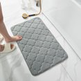 thumbnail image 1 of TIMIFIS Tapis de Salle de Bain Tapis de Porte d'Entrée Tapis de Sol Antidérapant Lavable à la Machine Éponge Absorbante Coussinet Doux Porte d'Entrée, 1 of 3