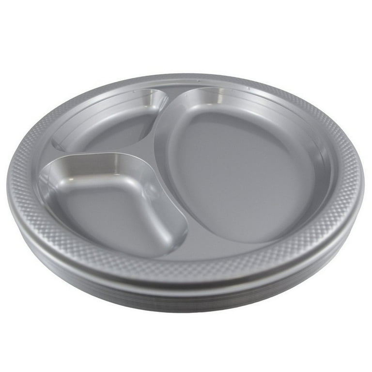 SKILCRAFT 3 Compartment Disposable Plates