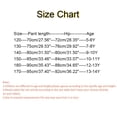 thumbnail image 2 of Godderr Kids Toddler Girls Jeans Style Autumn Solid Color Pants Casual Pants Girls Wide Leg Pants Wide Leg Baggy Pants for 4-14Y, 2 of 5