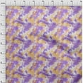 thumbnail image 4 of oneOone Rayon Medium Purple Fabric Asian Tie & Dye Sewing Craft Projects Fabric Prints By Yard 56 Inch Wide, 4 of 4