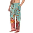 thumbnail image 6 of Sigee Floating Colorful Cereal print Men's Pajama Pants Lounge Sleep Bottoms with Elastic Waistband and Pockets-X-Large, 6 of 6