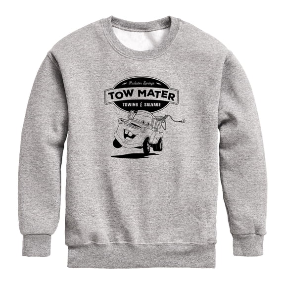 Cars - Tow Mater Towing And Salvage - Toddler Boys Fleece Crew Sweatshirt
