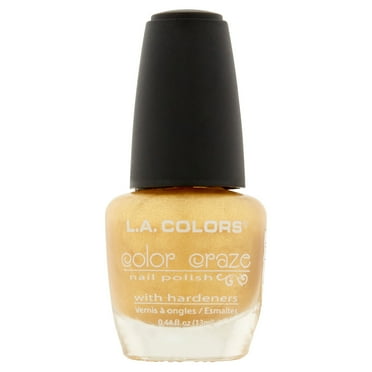 L.A. Colors Color Craze NP425 Seashell Nail Polish, 0.44 fl oz