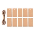 thumbnail image 2 of 10 Piezas Etiqueta de Papel Kraft perfecl Etiquetas de Equipaje Etiquetas para Tarjetas de Mensaje 6x2.5cm, 2 of 8