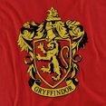 thumbnail image 2 of Harry Potter Gryffindor Crest Unisex Adult T Shirt, Red, X-Large, 2 of 6