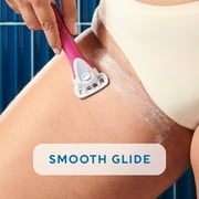 Schick Hydro Silk TrimStyle Waterproof Bikini Trimmer for Women, Includes 1 5-Blade Razor Handle & 1 Razor Blade Refill