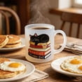thumbnail image 6 of Coffee Cat Pattern Mug, Creative Daily Drinking Cup, Home Desktop Decor, Holiday And Daily Gift, 6 of 6