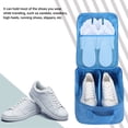 thumbnail image 4 of Bolsa de Zapato de Vije, Cremalleras Dolles Organizador de Zapatos de Vije Azul de Gran Tamaña Portátil para Viajar, 4 of 7