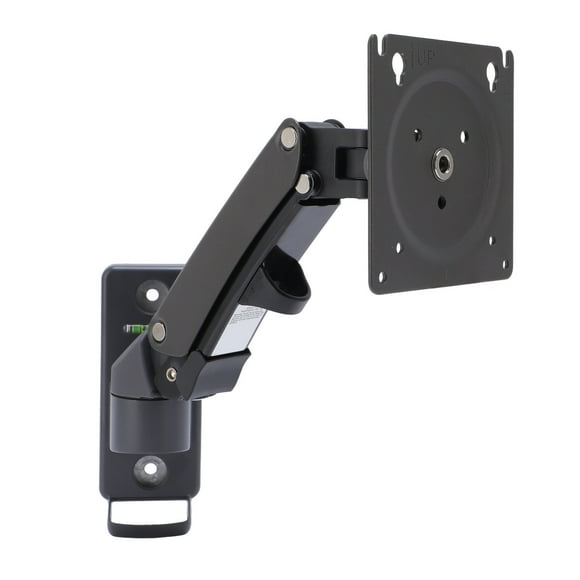 Computer Screen Holder Mount, Flexible Adjustable Display Wall Mount Rotating Base for 17-27 Inch Screen