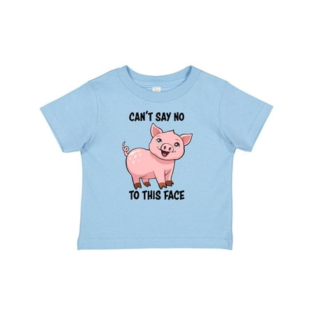 

Inktastic Cant Say No to This Face- Cute Pig Gift Baby Boy or Baby Girl T-Shirt